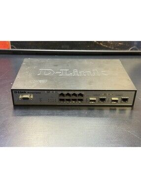 D-Link DGS-3200-10 Managed Gigabit Switch 8-Port + 2 Combo SFP Power On Tested